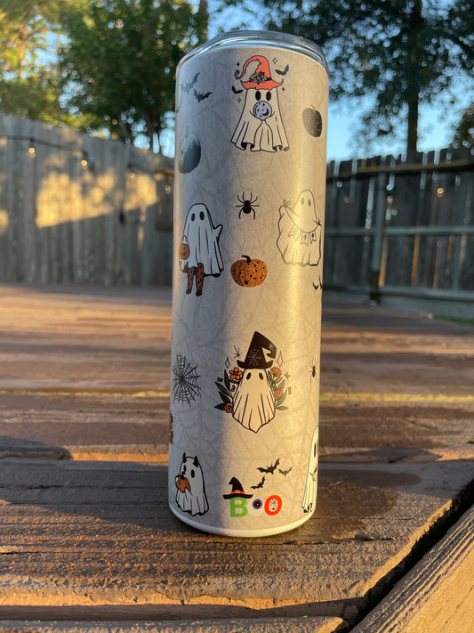 CUTE Ghosts Matte Tumbler  20oz Stainless