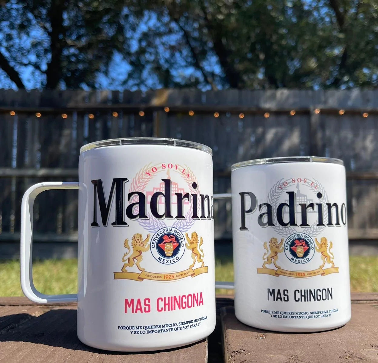 Padrinos Bundle pack of 2 - 20oz tumbler cup