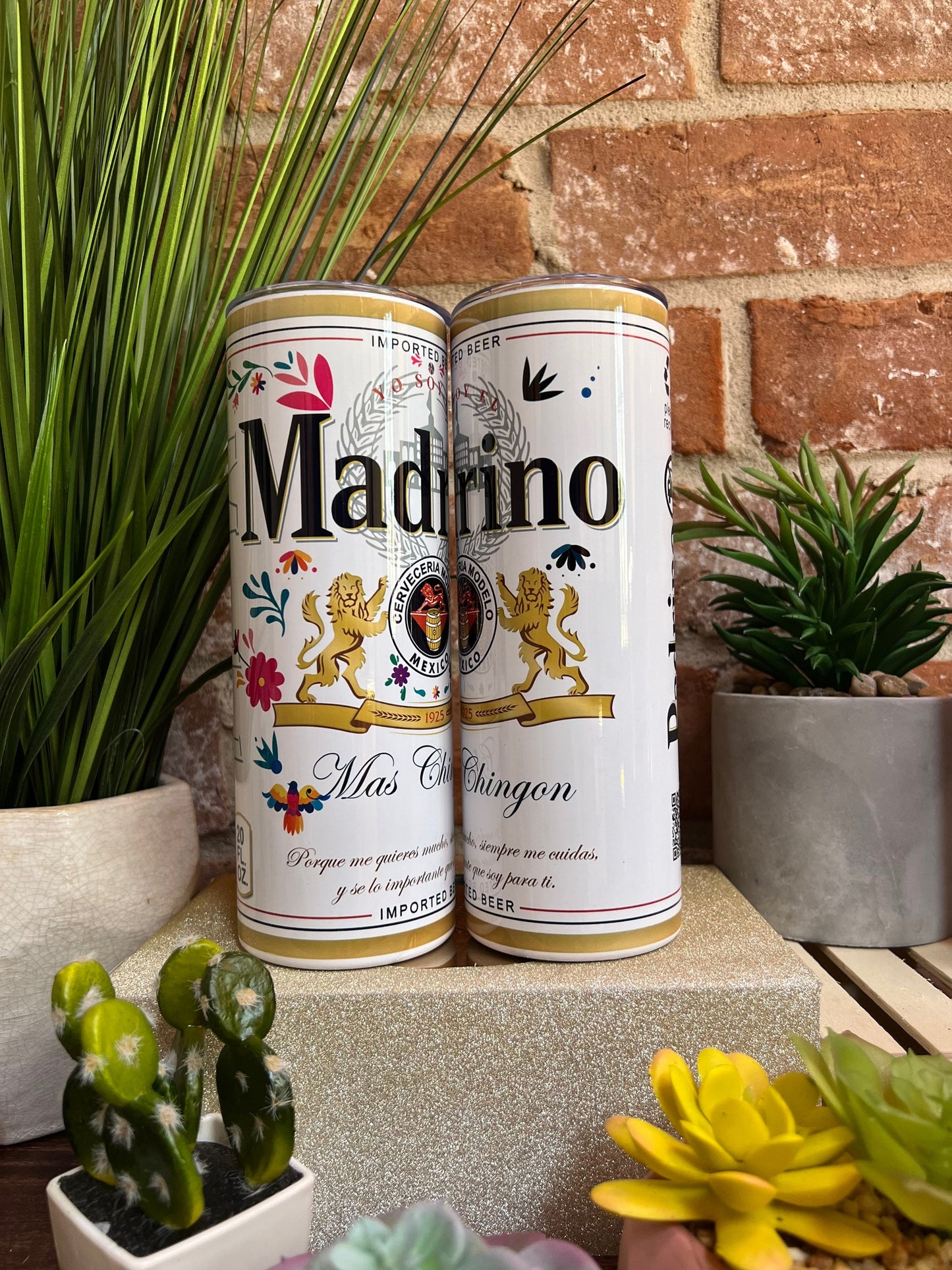 El Padrino OR La Madrina MODELO Tumbler Cups 20 oz ,  Regalo para padrino, madrina proposal, padrino proposal