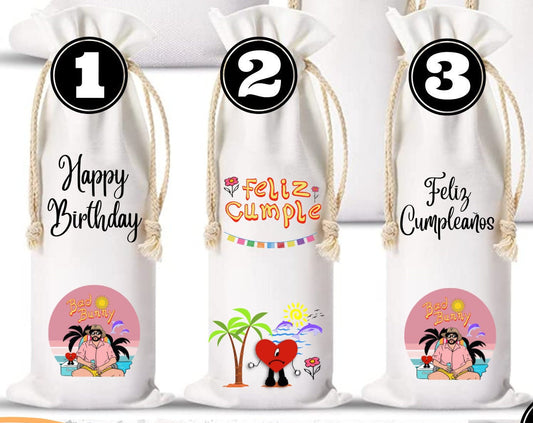 GIFT BAG for one tumbler cup, bad bunny, verano sin ti, bad bunny gift, bad bunny merch