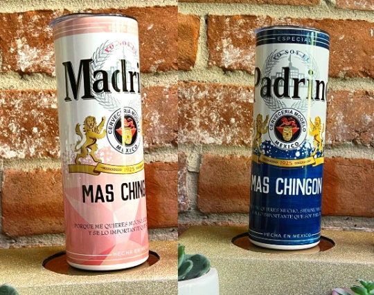 El Padrino OR La Madrina MODELO Tumbler Cups 20 oz ,  Regalo para padrino, madrina proposal, padrino proposal